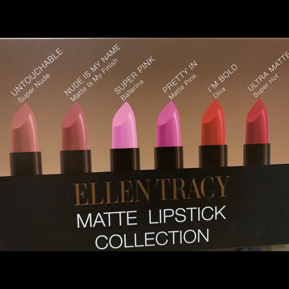 Ellen Tracy Matte Lipstick Collection